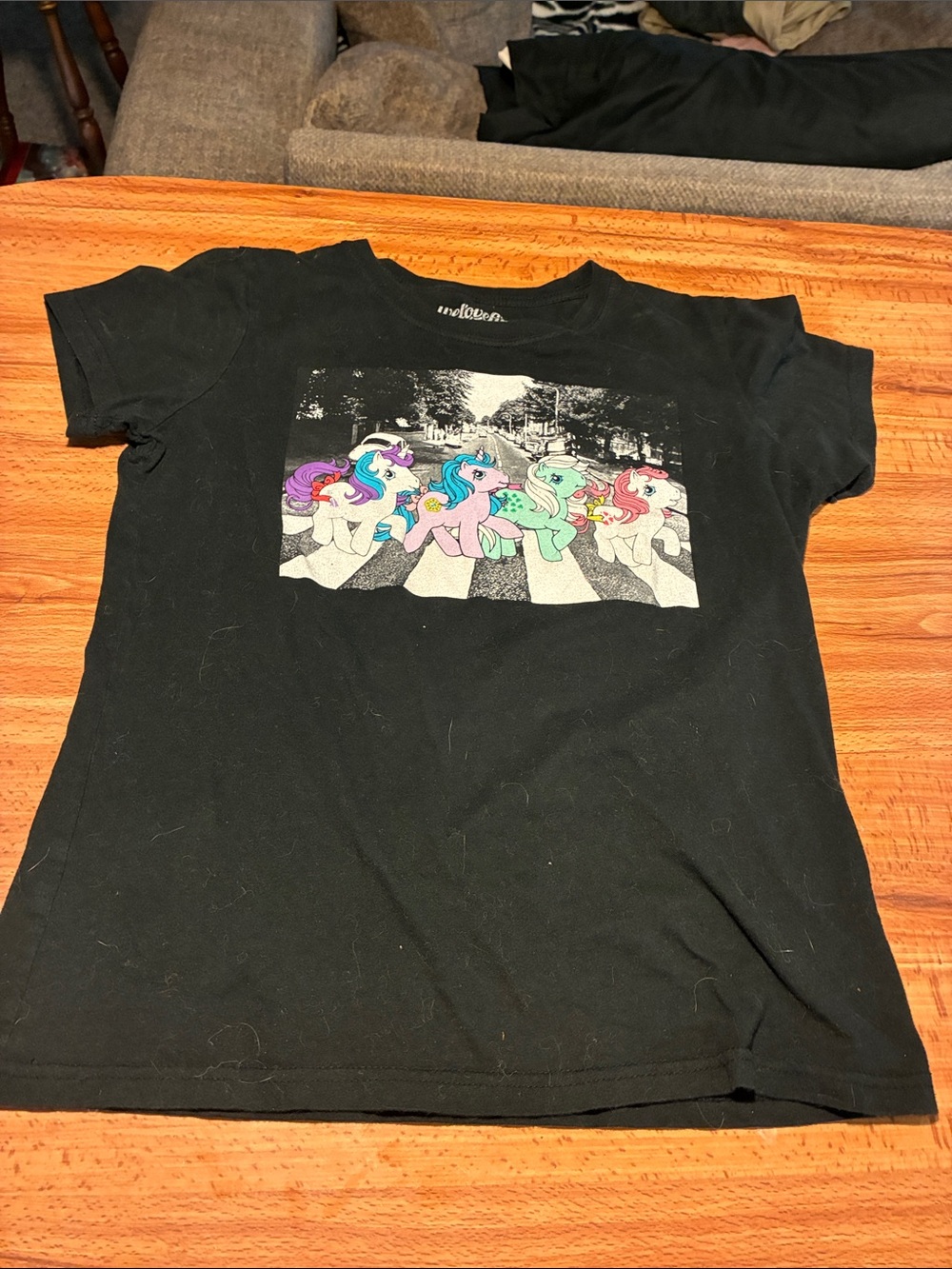 Kids Black My Little Pony Short Sleeve Graphic Tee